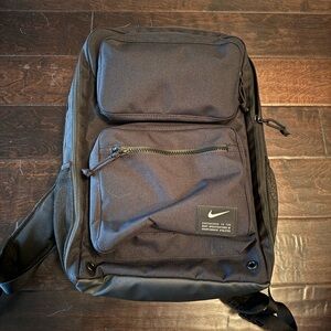 Nike Black and Gray Men's Backpack